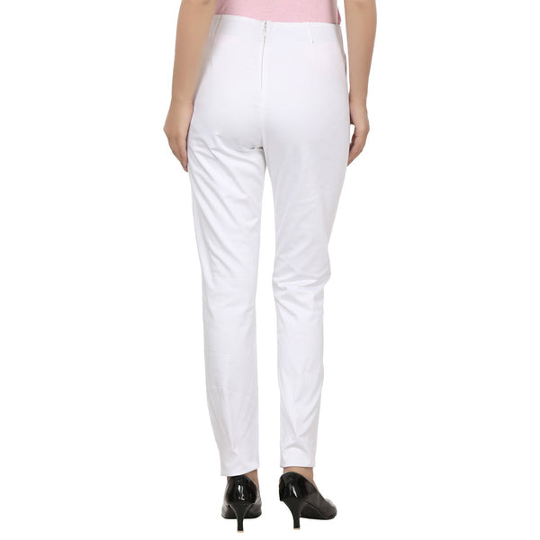Women's Cotton & Lycra Trousers