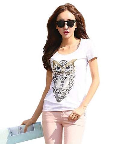 White Casual Half Sleeves top For women