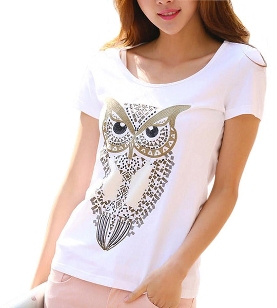 White Casual Half Sleeves top For women