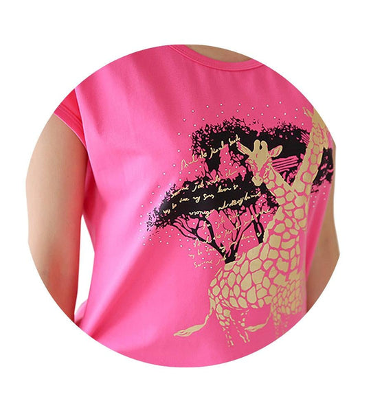 Casual Pink Half Sleeve top For women