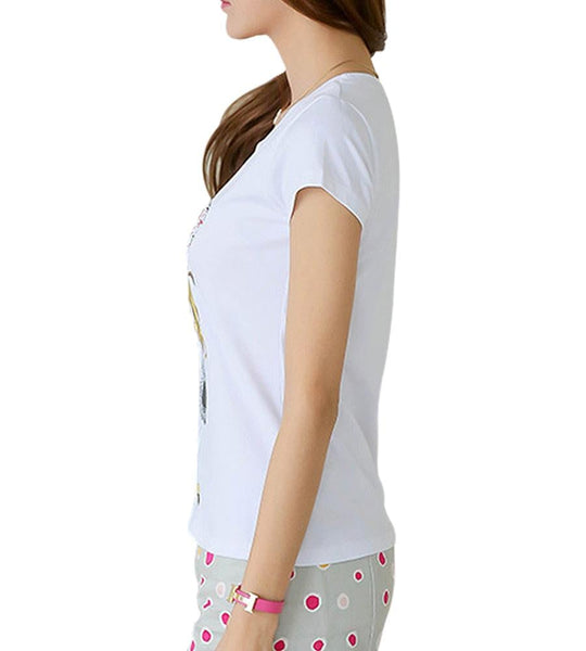 Casual White top For women