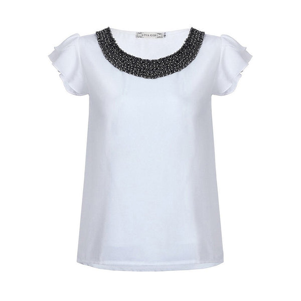 Casual White top For women