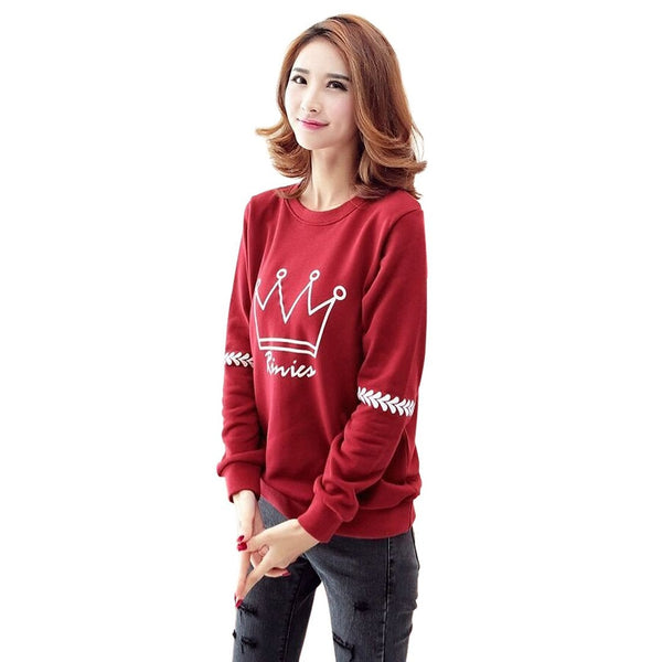 Casual Red Full  Sleeves top For women
