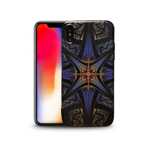 Star Printed Multicolor Mobile Case Cover for Apple iPhone X