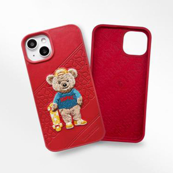 Santa Barbara Polo Bear Case Cover for Apple iPhone - Red