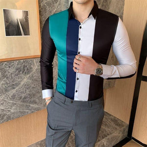 Premium Cotton Satin Multicolor Shirt For Men
