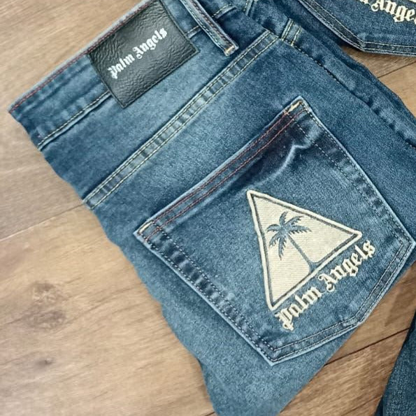 Premium Embroidery Denim Jeans For Men