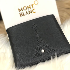 Premium Black Leather Bi-fold Men Wallet
