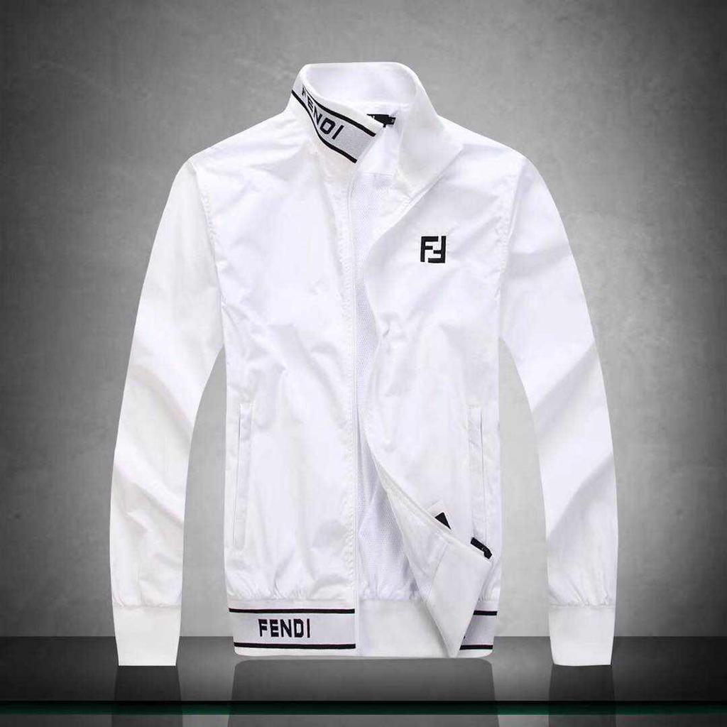 IMPORTED ZIPPER WHITE JACKET