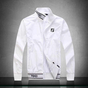 IMPORTED ZIPPER WHITE JACKET