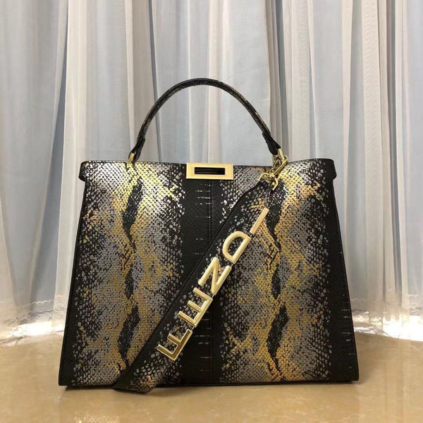 Luxury Snake Printed Premium Handbag