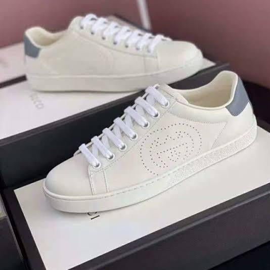 Ace Perforated Leather Sneakers