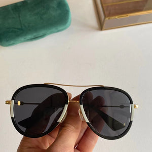 Imported Pilot-Frame Metal Sunglasses For Women