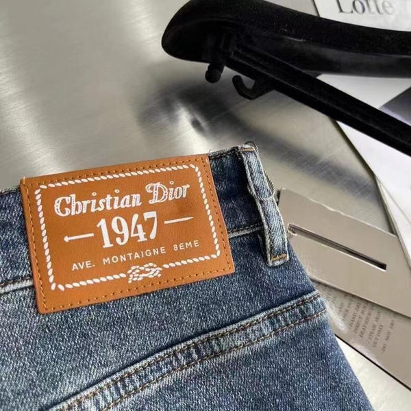 Luxury Cuffing Denim Jeans For Men