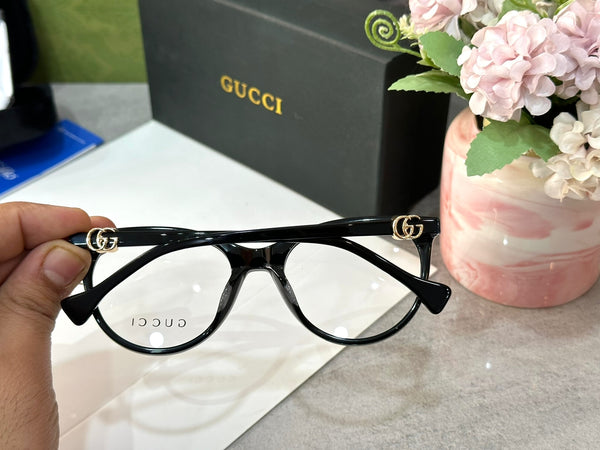 Black  Round-Frame Glasses