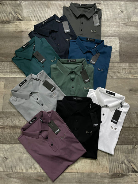 Solid Color Polo T-Shirt For Men