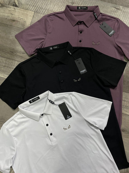 Solid Color Polo T-Shirt For Men