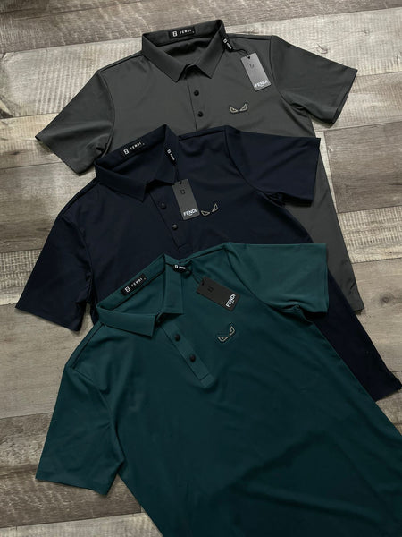 Solid Color Polo T-Shirt For Men