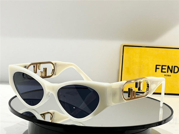 Cat-Eye Acetate And Gold-Tone Sunglasses