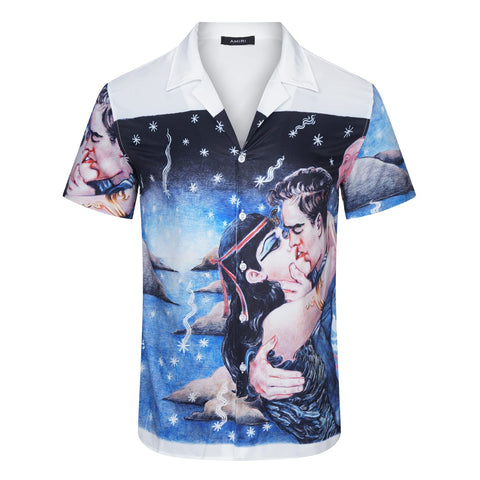 Impossible True Love Short Sleeve Bowling Shirt