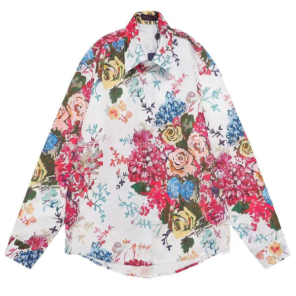 Luxury Floral Print Shirt