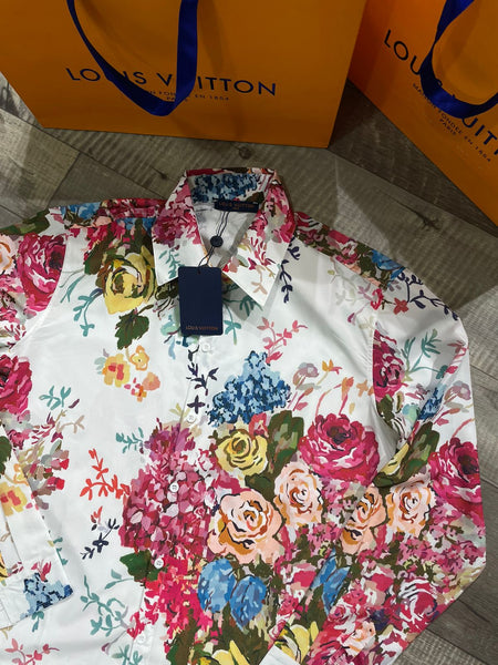 Luxury Floral Print Shirt