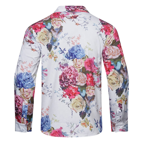 Floral Print Long Sleeve Shirts