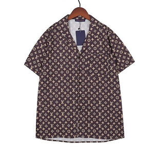Luxury Short Sleeves Printed Shirt For Men