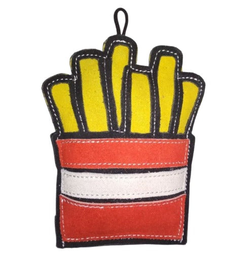 Premium Quality Natural Brunchies Fries Leather Toy for Dogs