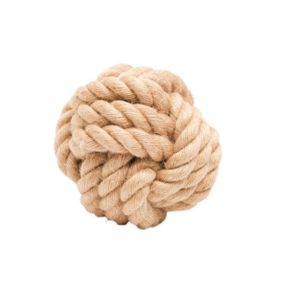 Premium Quality Natural Cotton Ropies Braided Ball Toy for Dogs