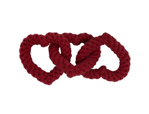 Premium Quality Natural Cotton Ropies Chain Of Hearts Toy for Dogs