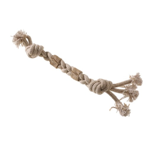 Premium Quality Natural Cotton Ropies The 12" Knotted Toy for Dogs