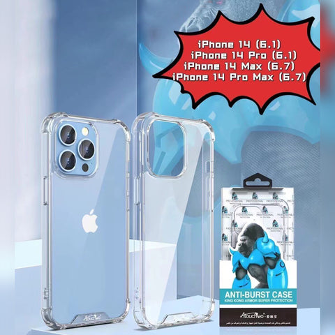 Armor Explosionproof Transparent Back Case Cover for 14 Series
