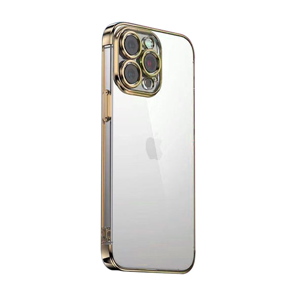 Electroplated Silicone Transparent Back Case Cover for 14 Series