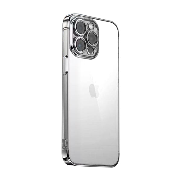 Electroplated Silicone Transparent Back Case Cover for 14 Series