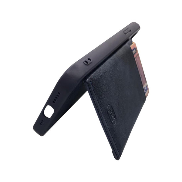 HBD Leather Wallet Case for iPhone - Black