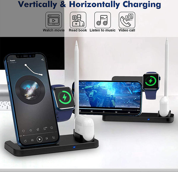 4 in 1 Fast Wireless Charging Station - Yard of Deals
