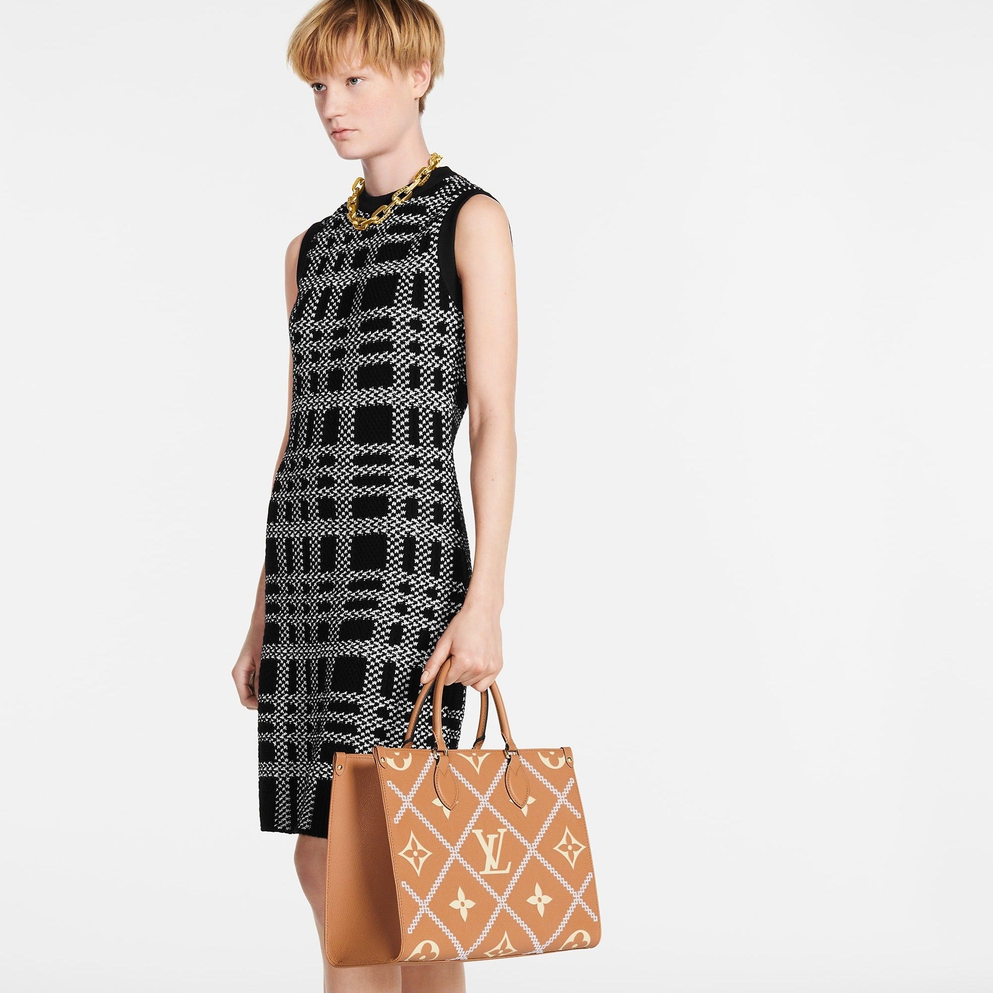 Louis Vuitton Onthego MM Monogram Empreinte Shoulder Bag