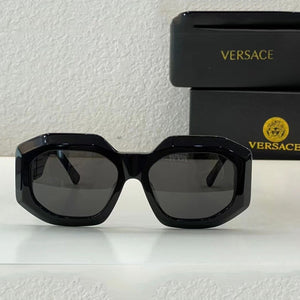 UV Protected Trendy Irregular Vintage Rectangular Sunglasses for