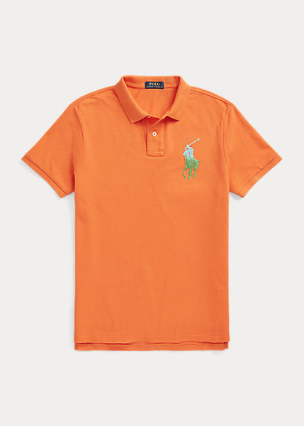 Embroidered-Logo Polo T-Shirt